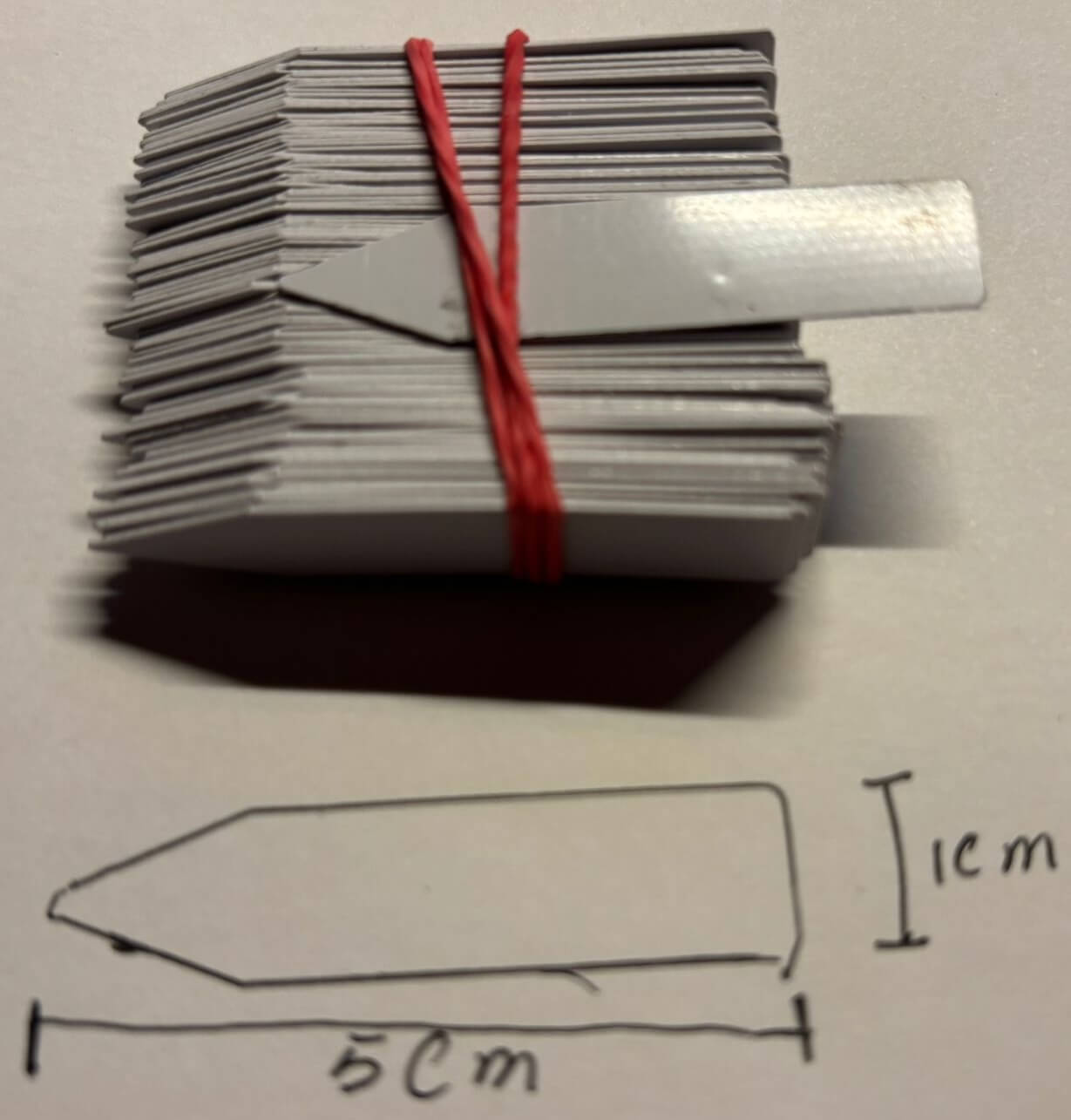Plantenlabels klein 100 st.
